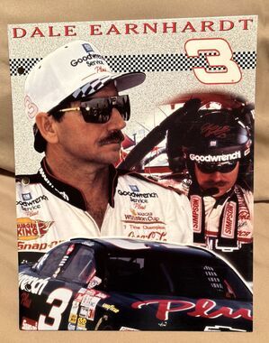 NASCAR School 2-Pocket Folder Dale Earnhardt #3 1999 Starline Richard Childress